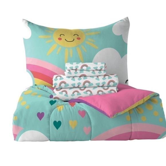 Dream Factory Rainbow Bedding Set - Picture 3 of 6